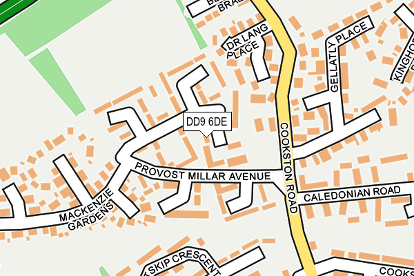 DD9 6DE map - OS OpenMap – Local (Ordnance Survey) DD9 6DE map - OS OpenMap – Local (Ordnance Survey)