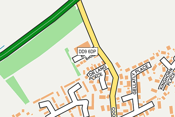 DD9 6DP map - OS OpenMap – Local (Ordnance Survey) DD9 6DP map - OS OpenMap – Local (Ordnance Survey)
