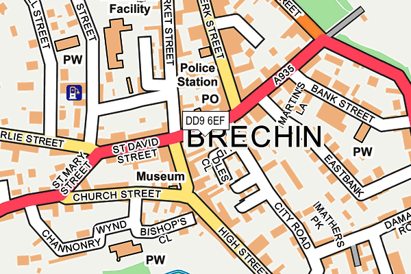 DD9 6EF map - OS OpenMap – Local (Ordnance Survey) DD9 6EF map - OS OpenMap – Local (Ordnance Survey)