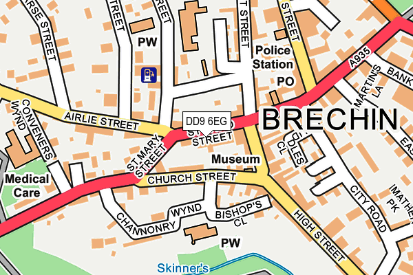 DD9 6EG map - OS OpenMap – Local (Ordnance Survey) DD9 6EG map - OS OpenMap – Local (Ordnance Survey)