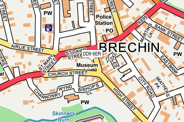 DD9 6ER map - OS OpenMap – Local (Ordnance Survey) DD9 6ER map - OS OpenMap – Local (Ordnance Survey)