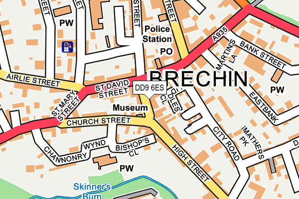 DD9 6ES map - OS OpenMap – Local (Ordnance Survey) DD9 6ES map - OS OpenMap – Local (Ordnance Survey)