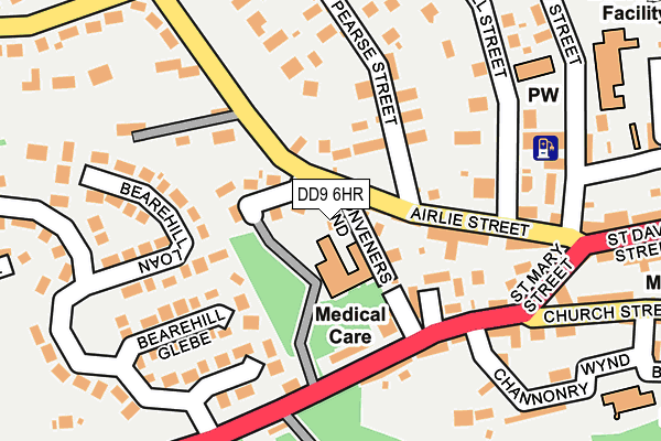 DD9 6HR map - OS OpenMap – Local (Ordnance Survey) DD9 6HR map - OS OpenMap – Local (Ordnance Survey)