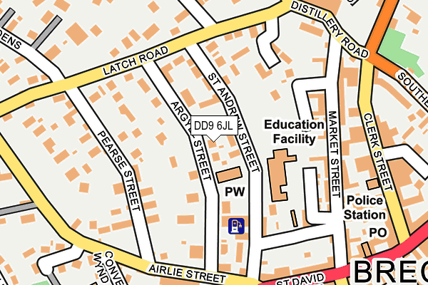 DD9 6JL map - OS OpenMap – Local (Ordnance Survey) DD9 6JL map - OS OpenMap – Local (Ordnance Survey)