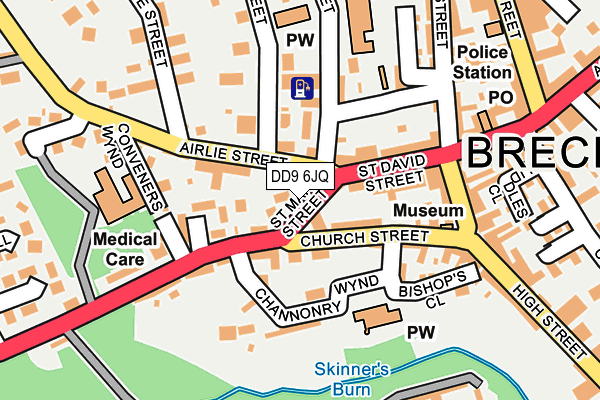 DD9 6JQ map - OS OpenMap – Local (Ordnance Survey) DD9 6JQ map - OS OpenMap – Local (Ordnance Survey)