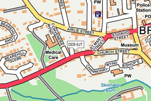 DD9 6JT map - OS OpenMap – Local (Ordnance Survey) DD9 6JT map - OS OpenMap – Local (Ordnance Survey)