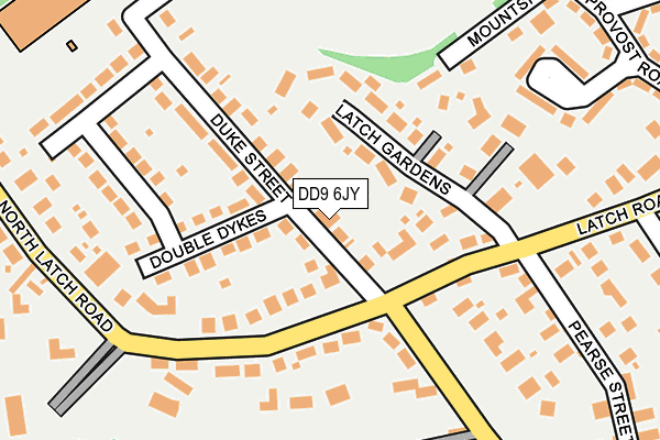 DD9 6JY map - OS OpenMap – Local (Ordnance Survey) DD9 6JY map - OS OpenMap – Local (Ordnance Survey)