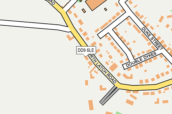 DD9 6LE map - OS OpenMap – Local (Ordnance Survey) DD9 6LE map - OS OpenMap – Local (Ordnance Survey)