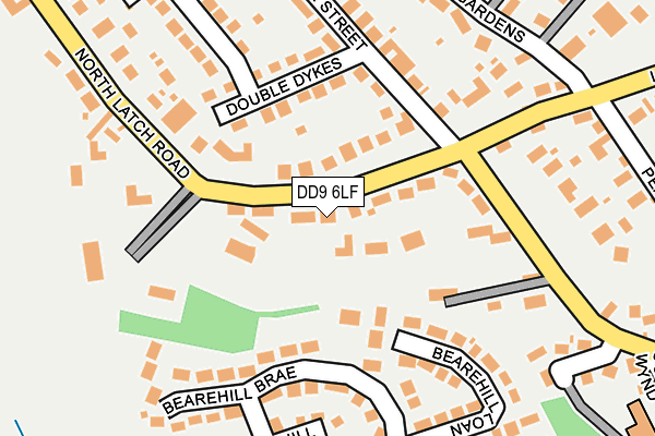 DD9 6LF map - OS OpenMap – Local (Ordnance Survey) DD9 6LF map - OS OpenMap – Local (Ordnance Survey)