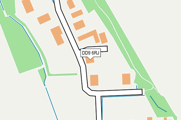 DD9 6RJ map - OS OpenMap – Local (Ordnance Survey) DD9 6RJ map - OS OpenMap – Local (Ordnance Survey)