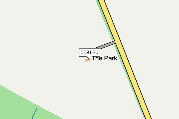 DD9 6RU map - OS OpenMap – Local (Ordnance Survey) DD9 6RU map - OS OpenMap – Local (Ordnance Survey)