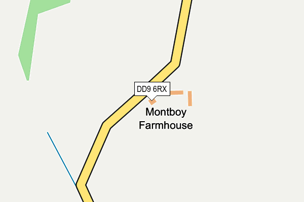 DD9 6RX map - OS OpenMap – Local (Ordnance Survey) DD9 6RX map - OS OpenMap – Local (Ordnance Survey)