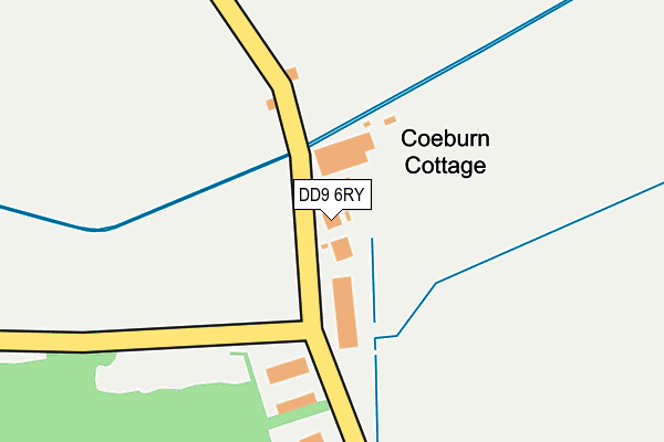 DD9 6RY map - OS OpenMap – Local (Ordnance Survey) DD9 6RY map - OS OpenMap – Local (Ordnance Survey)