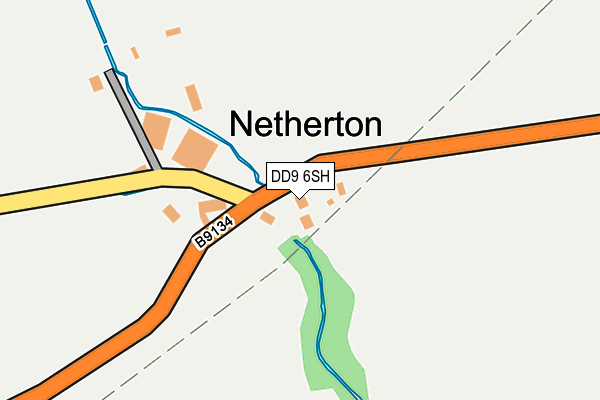 DD9 6SH map - OS OpenMap – Local (Ordnance Survey) DD9 6SH map - OS OpenMap – Local (Ordnance Survey)