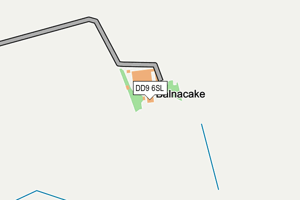 DD9 6SL map - OS OpenMap – Local (Ordnance Survey) DD9 6SL map - OS OpenMap – Local (Ordnance Survey)