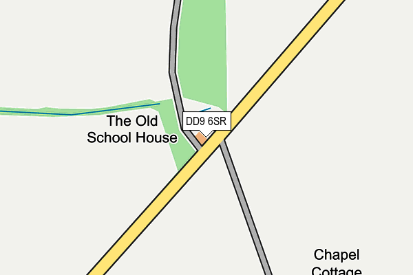 DD9 6SR map - OS OpenMap – Local (Ordnance Survey)