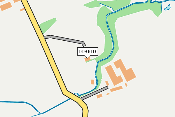 DD9 6TD map - OS OpenMap – Local (Ordnance Survey) DD9 6TD map - OS OpenMap – Local (Ordnance Survey)