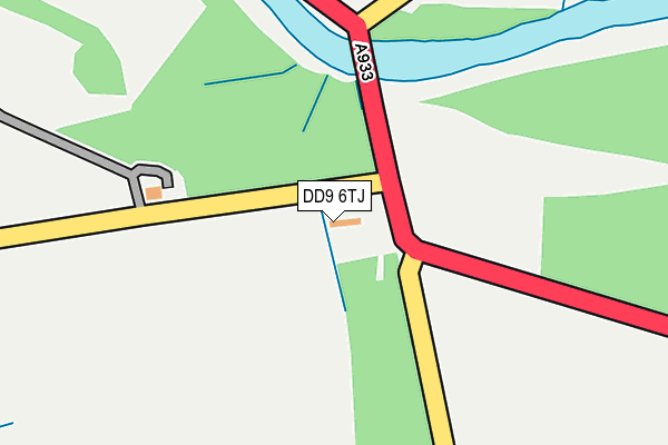 DD9 6TJ map - OS OpenMap – Local (Ordnance Survey) DD9 6TJ map - OS OpenMap – Local (Ordnance Survey)