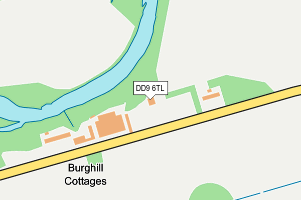 DD9 6TL map - OS OpenMap – Local (Ordnance Survey)