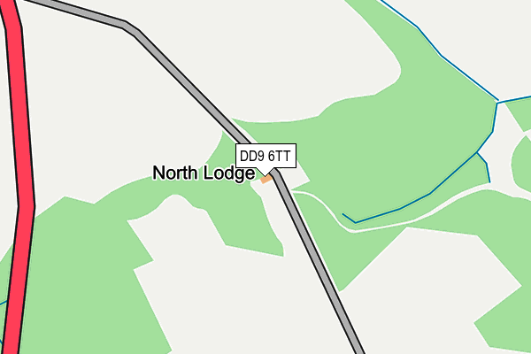 DD9 6TT map - OS OpenMap – Local (Ordnance Survey)