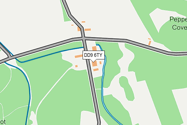 DD9 6TY map - OS OpenMap – Local (Ordnance Survey) DD9 6TY map - OS OpenMap – Local (Ordnance Survey)