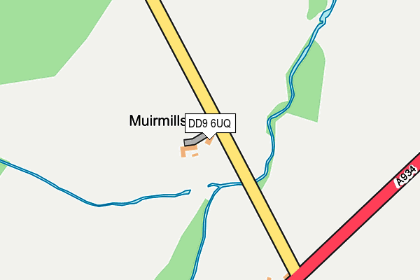DD9 6UQ map - OS OpenMap – Local (Ordnance Survey) DD9 6UQ map - OS OpenMap – Local (Ordnance Survey)