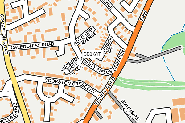 DD9 6YF map - OS OpenMap – Local (Ordnance Survey) DD9 6YF map - OS OpenMap – Local (Ordnance Survey)