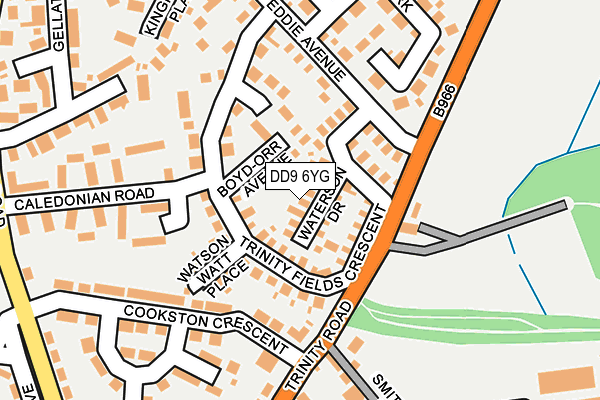 DD9 6YG map - OS OpenMap – Local (Ordnance Survey) DD9 6YG map - OS OpenMap – Local (Ordnance Survey)