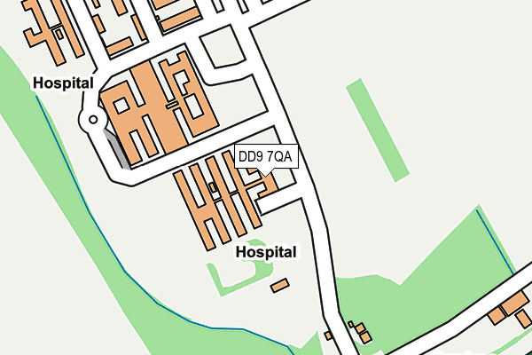 DD9 7QA map - OS OpenMap – Local (Ordnance Survey) DD9 7QA map - OS OpenMap – Local (Ordnance Survey)