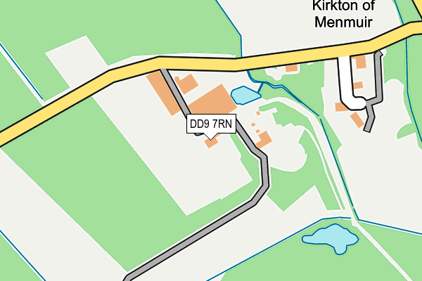 DD9 7RN map - OS OpenMap – Local (Ordnance Survey) DD9 7RN map - OS OpenMap – Local (Ordnance Survey)