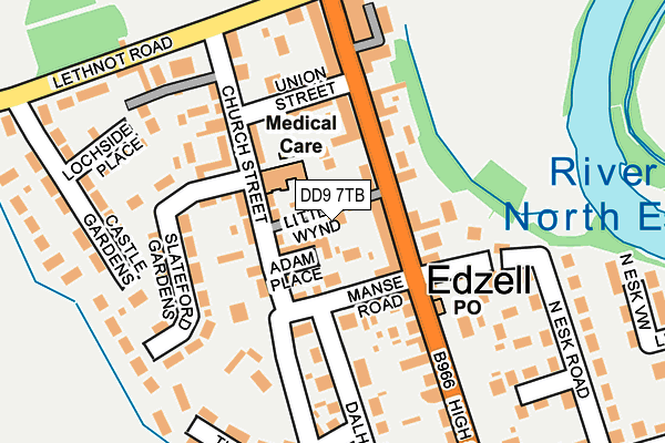 DD9 7TB map - OS OpenMap – Local (Ordnance Survey) DD9 7TB map - OS OpenMap – Local (Ordnance Survey)