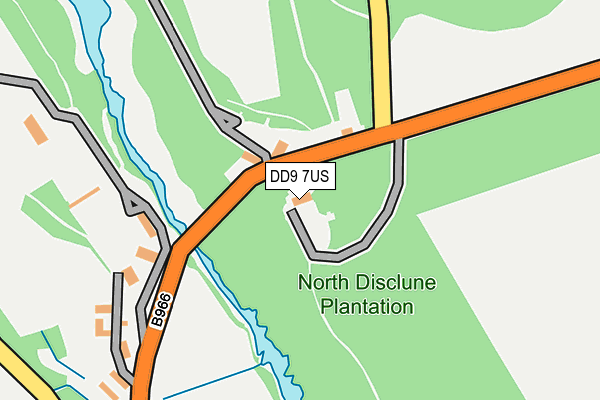 DD9 7US map - OS OpenMap – Local (Ordnance Survey) DD9 7US map - OS OpenMap – Local (Ordnance Survey)