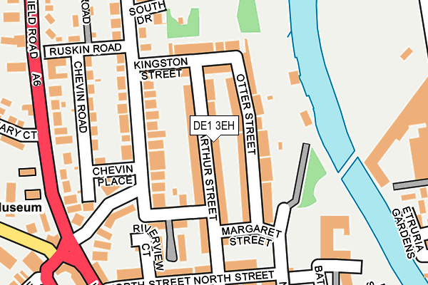 DE1 3EH map - OS OpenMap – Local (Ordnance Survey) DE1 3EH map - OS OpenMap – Local (Ordnance Survey)