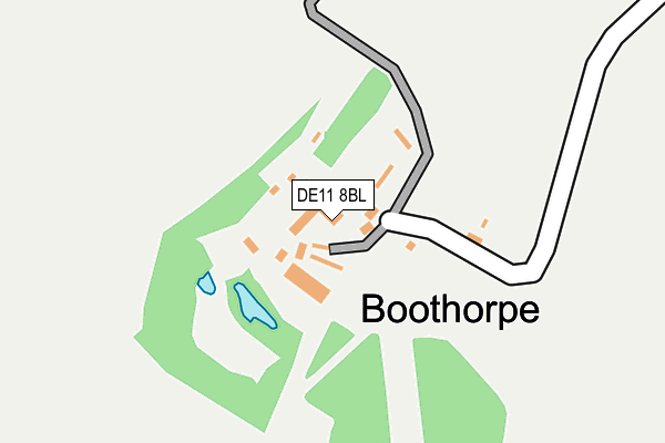 DE11 8BL map - OS OpenMap – Local (Ordnance Survey) DE11 8BL map - OS OpenMap – Local (Ordnance Survey)