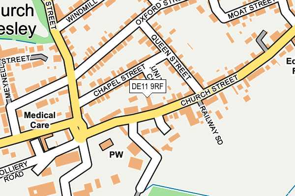 DE11 9RF map - OS OpenMap – Local (Ordnance Survey) DE11 9RF map - OS OpenMap – Local (Ordnance Survey)