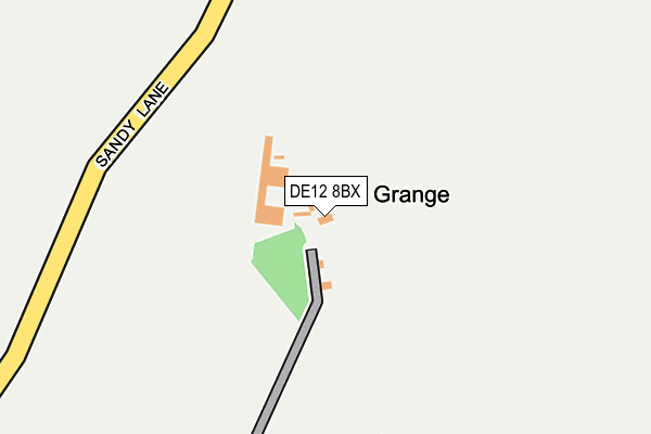 DE12 8BX map - OS OpenMap – Local (Ordnance Survey) DE12 8BX map - OS OpenMap – Local (Ordnance Survey)