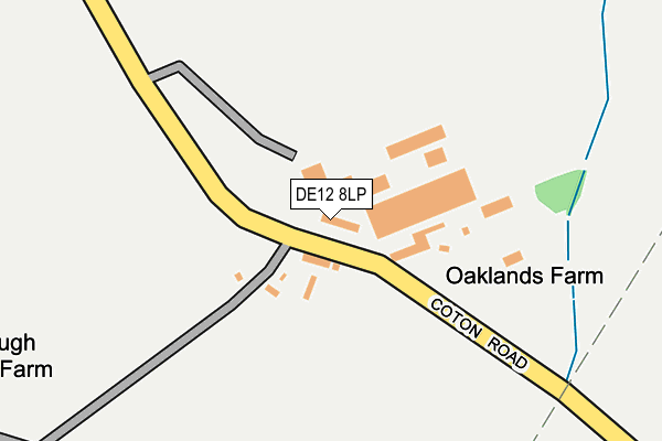 DE12 8LP map - OS OpenMap – Local (Ordnance Survey) DE12 8LP map - OS OpenMap – Local (Ordnance Survey)