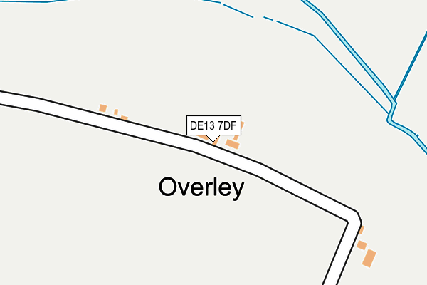DE13 7DF map - OS OpenMap – Local (Ordnance Survey) DE13 7DF map - OS OpenMap – Local (Ordnance Survey)