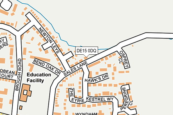 DE15 0DQ map - OS OpenMap – Local (Ordnance Survey) DE15 0DQ map - OS OpenMap – Local (Ordnance Survey)