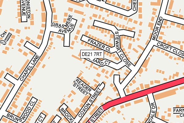 DE21 7RT map - OS OpenMap – Local (Ordnance Survey) DE21 7RT map - OS OpenMap – Local (Ordnance Survey)