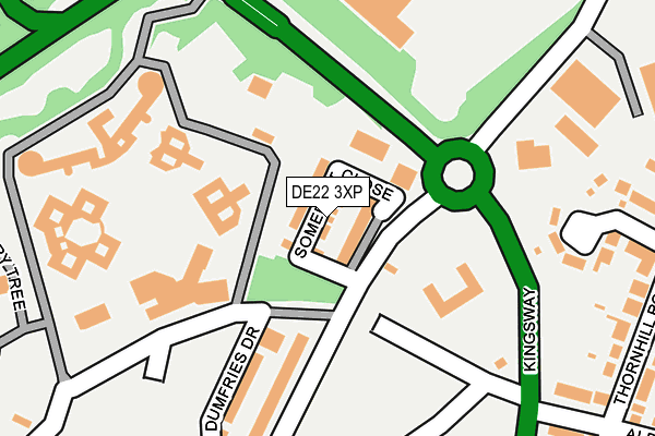 DE22 3XP map - OS OpenMap – Local (Ordnance Survey) DE22 3XP map - OS OpenMap – Local (Ordnance Survey)