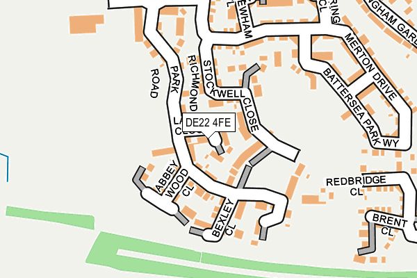 DE22 4FE map - OS OpenMap – Local (Ordnance Survey) DE22 4FE map - OS OpenMap – Local (Ordnance Survey)