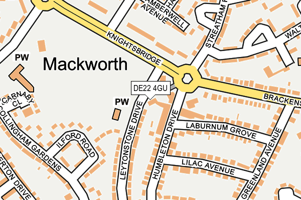 DE22 4GU map - OS OpenMap – Local (Ordnance Survey) DE22 4GU map - OS OpenMap – Local (Ordnance Survey)