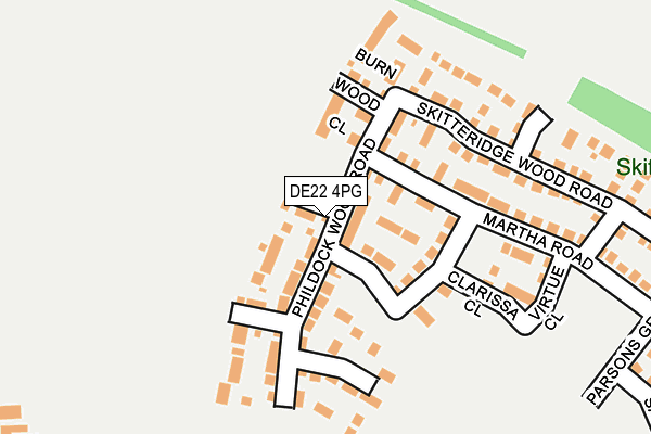 DE22 4PG map - OS OpenMap – Local (Ordnance Survey) DE22 4PG map - OS OpenMap – Local (Ordnance Survey)
