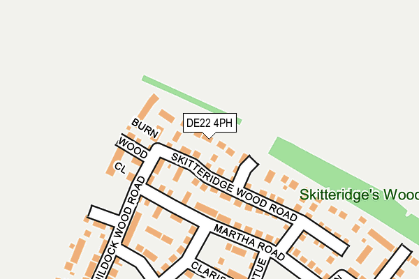 DE22 4PH map - OS OpenMap – Local (Ordnance Survey) DE22 4PH map - OS OpenMap – Local (Ordnance Survey)