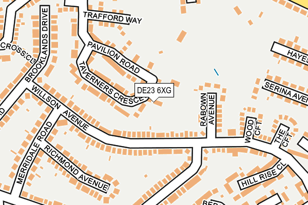 DE23 6XG map - OS OpenMap – Local (Ordnance Survey) DE23 6XG map - OS OpenMap – Local (Ordnance Survey)