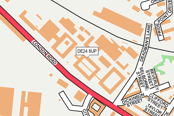 DE24 8UP map - OS OpenMap – Local (Ordnance Survey) DE24 8UP map - OS OpenMap – Local (Ordnance Survey)