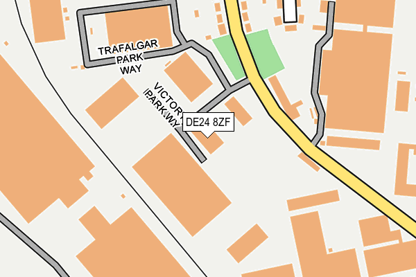 DE24 8ZF map - OS OpenMap – Local (Ordnance Survey) DE24 8ZF map - OS OpenMap – Local (Ordnance Survey)