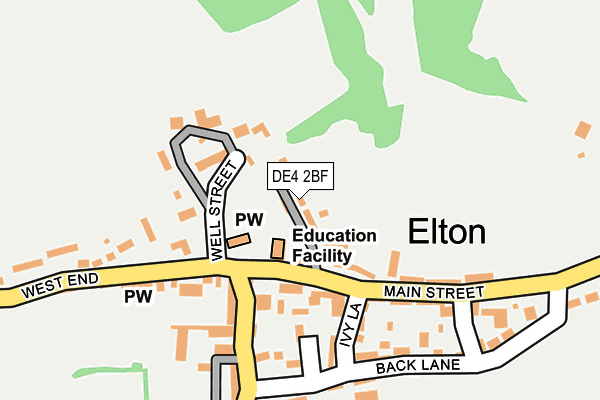 DE4 2BF map - OS OpenMap – Local (Ordnance Survey) DE4 2BF map - OS OpenMap – Local (Ordnance Survey)