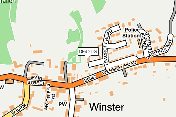 DE4 2DG map - OS OpenMap – Local (Ordnance Survey) DE4 2DG map - OS OpenMap – Local (Ordnance Survey)